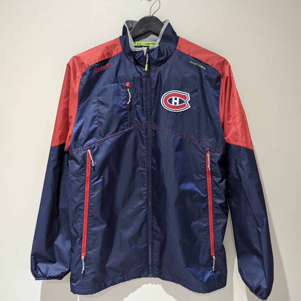 Reebok Navy and Red Sports Jacket